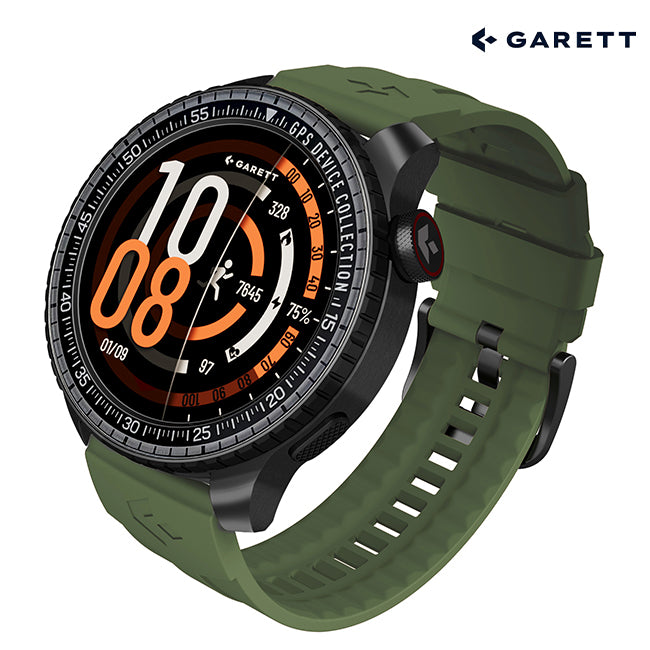 Garett COMPASS GPS Smartwatch | BLACK STEEL