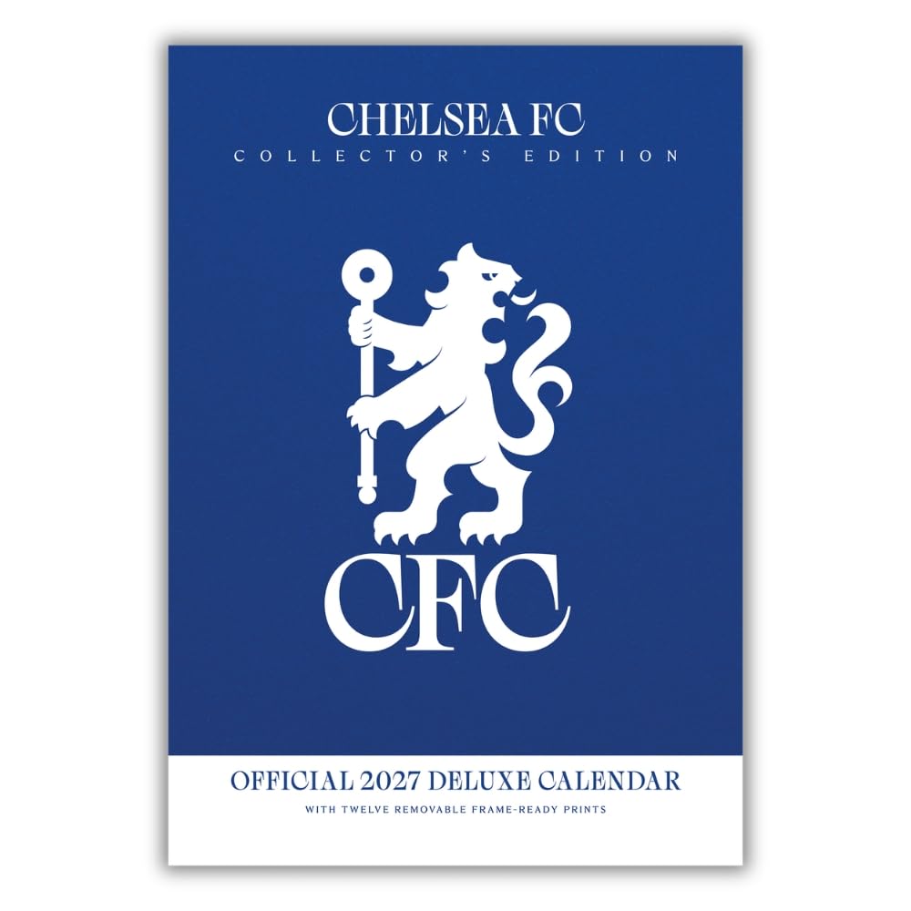 Chelsea FC 2027 Deluxe Wall Calendar
