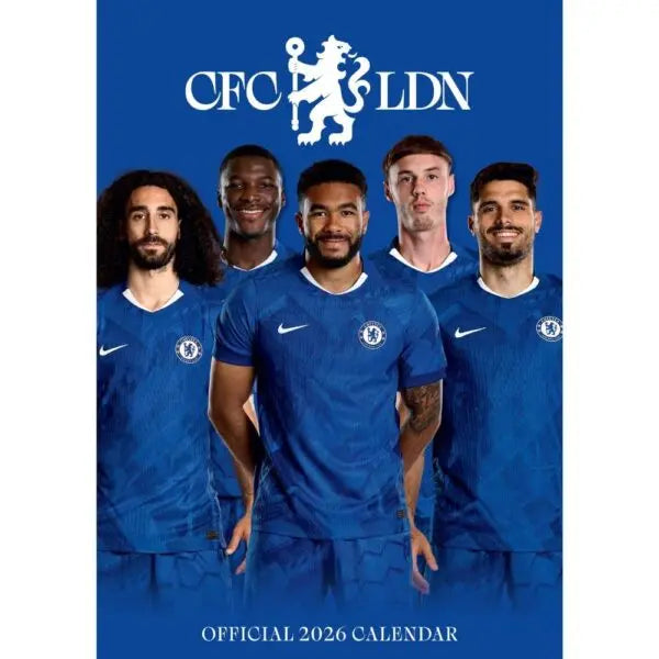 Chelsea FC A3 Calendar 2026 Zhivago Gifts