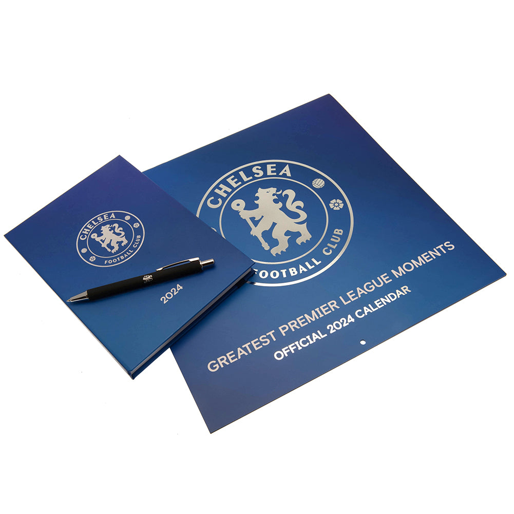 Chelsea FC Calendar & Diary Musical Gift Box 2024 - Zhivago Gifts