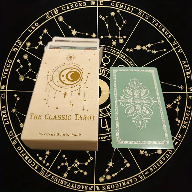 Classic Tarot Deck Card Game with Guidebook