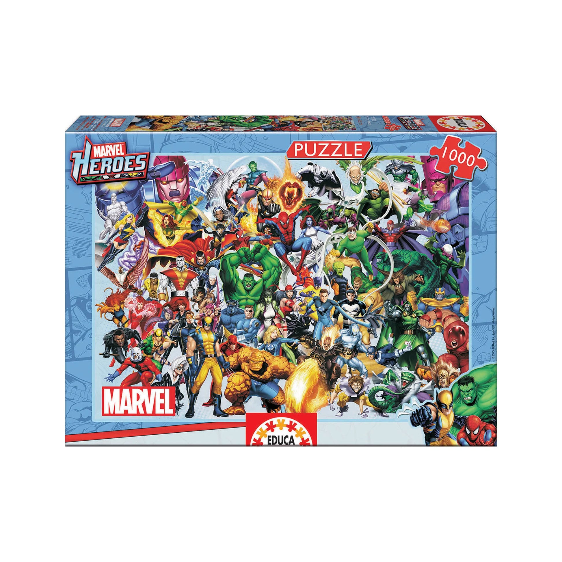 Collage of Marvel Heroes 1000 Piece Puzzle - Zhivago Gifts