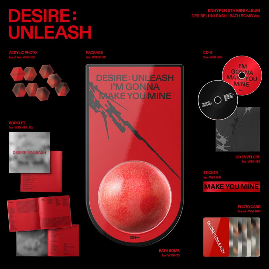 ENHYPEN [DESIRE : UNLEASH] (BATH BOMB Ver.)