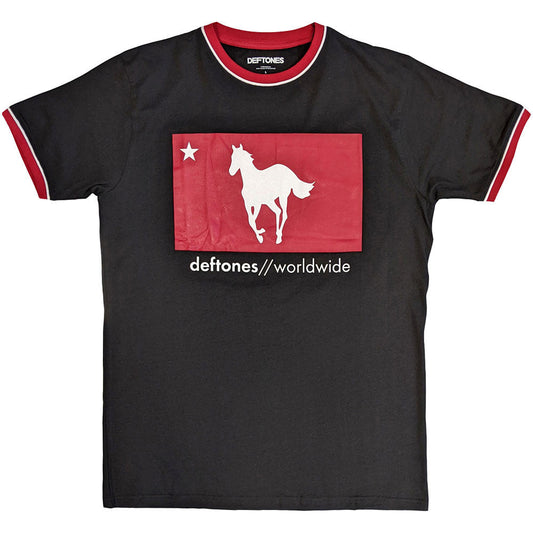 Deftones Ringer T-Shirt: Star & Pony
