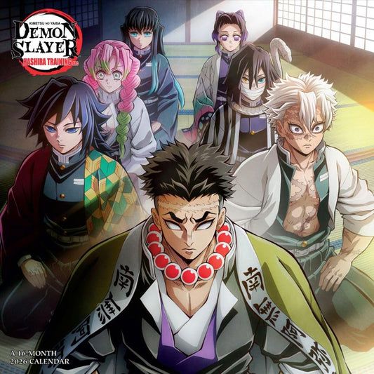 Demon Slayer 2026 Square Calendar