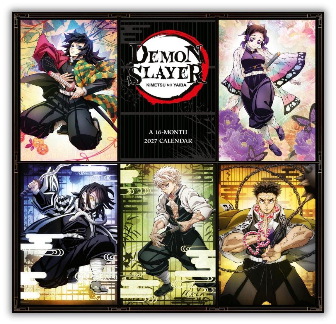 Demon Slayer: Kimetsu no Yaiba 2027 Square Calendar