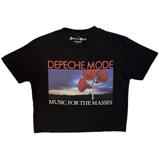 Depeche Mode Ladies Crop Top - Music For The Masses Shirts
