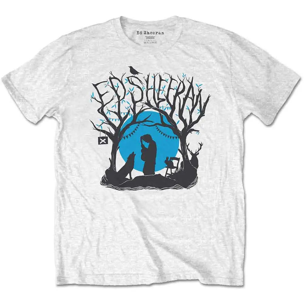 Ed Sheeran T-Shirt Woodland Gig Ireland Vinyl