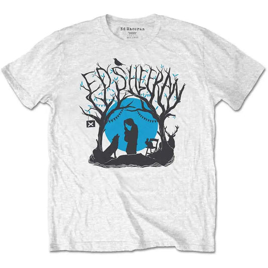 Ed Sheeran T-Shirt Woodland Gig Ireland Vinyl