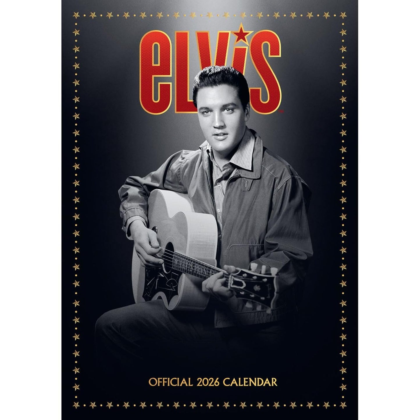 Elvis Presley 2026 A3 Official Calendar