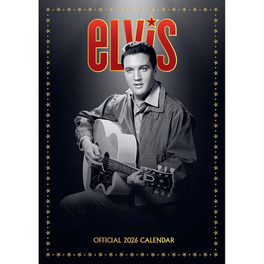 Elvis Presley 2026 A3 Official Calendar