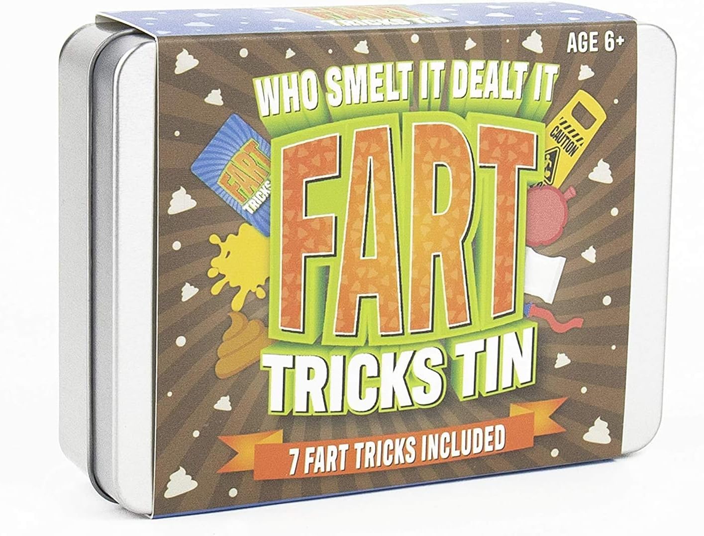 Fart Tricks Jokes Tin - Zhivago Gifts