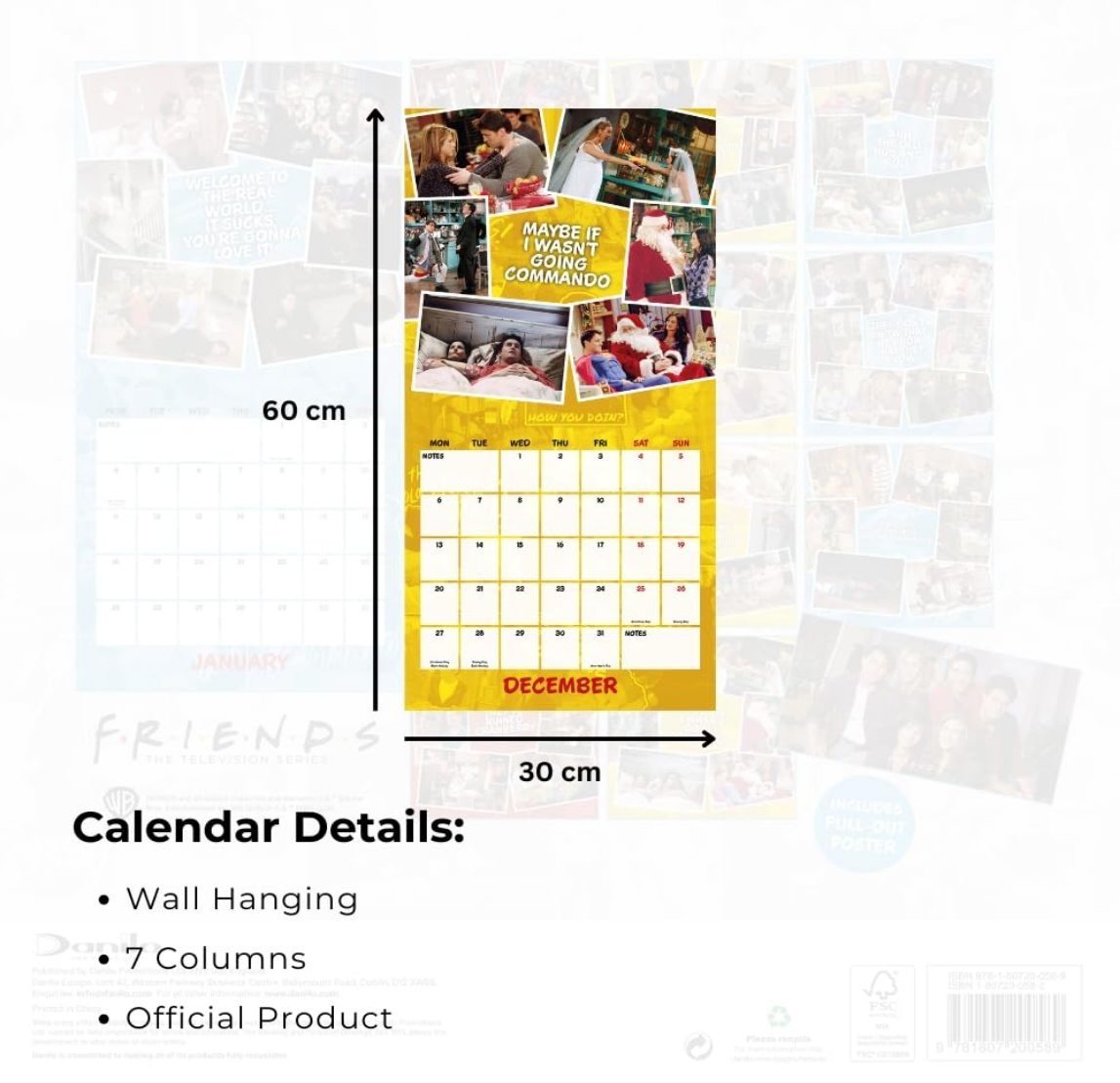 Friends 2027 Square Calendar