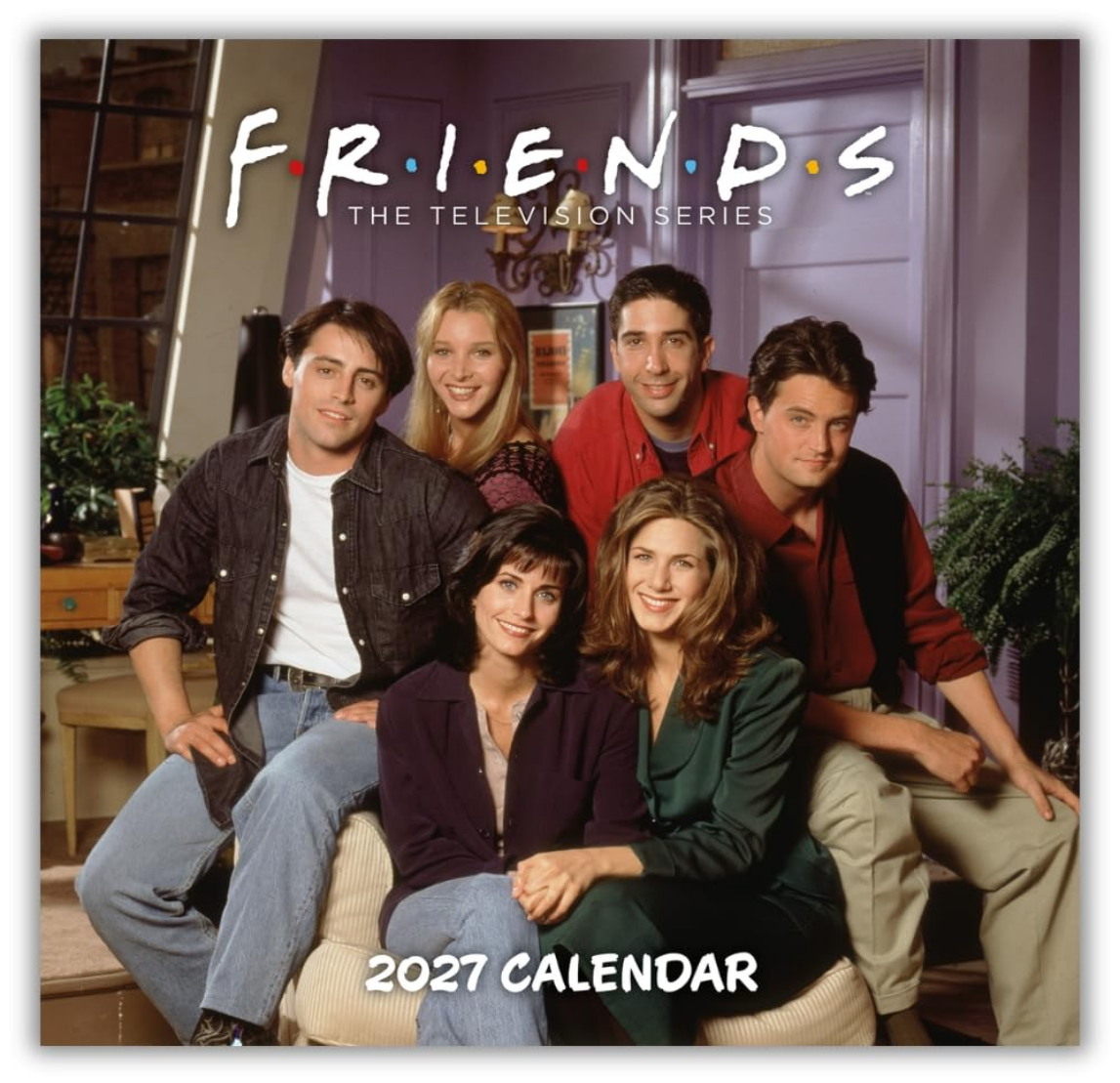 Friends 2027 Square Calendar