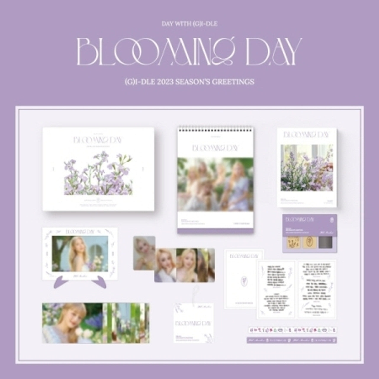 (G)i-Dle Blooming Day 2023 Seasons Greetings - Zhivago Gifts