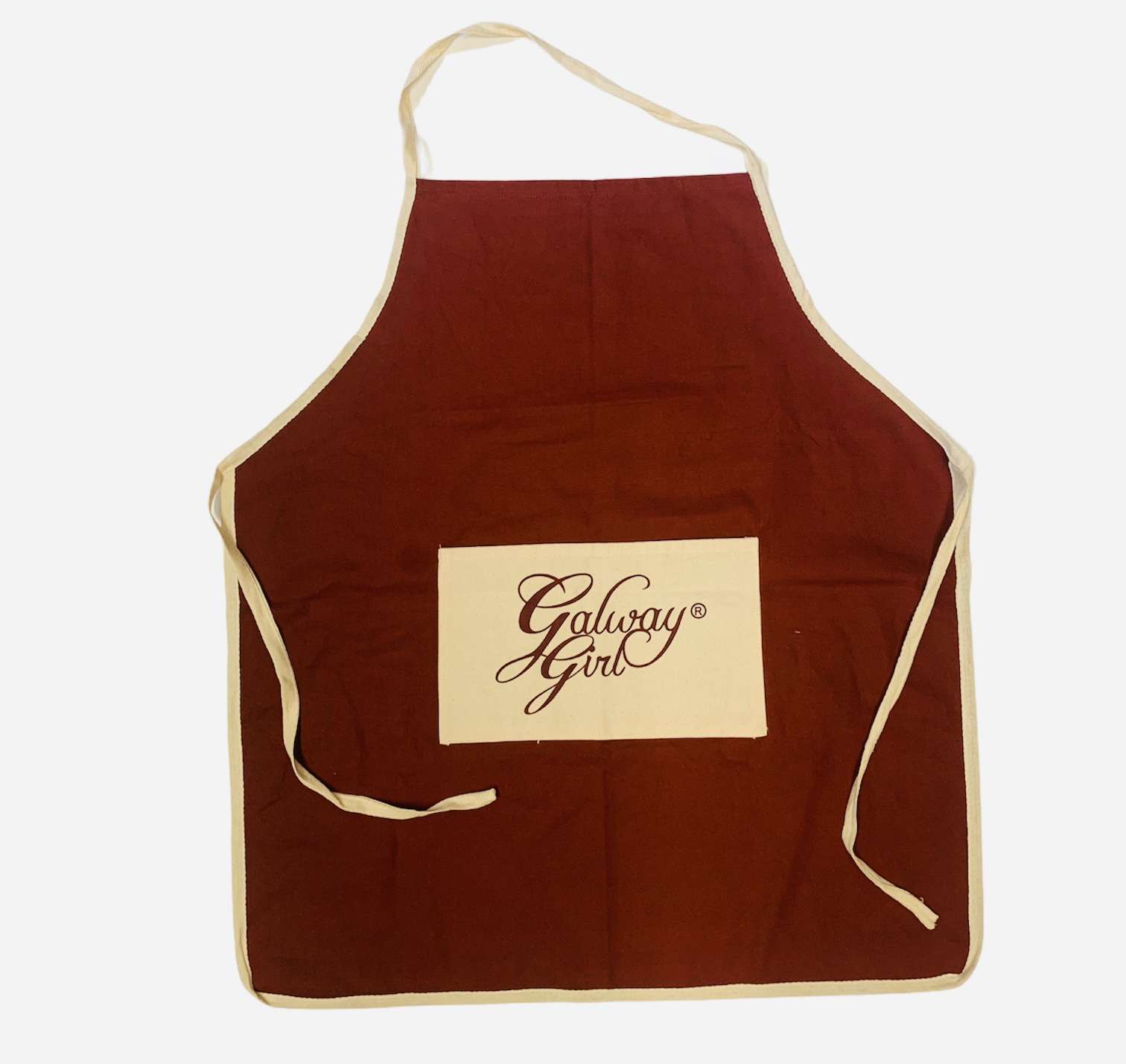 Galway Girl Apron Maroon - Zhivago Gifts