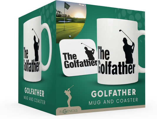 Golfather Mug And Coaster