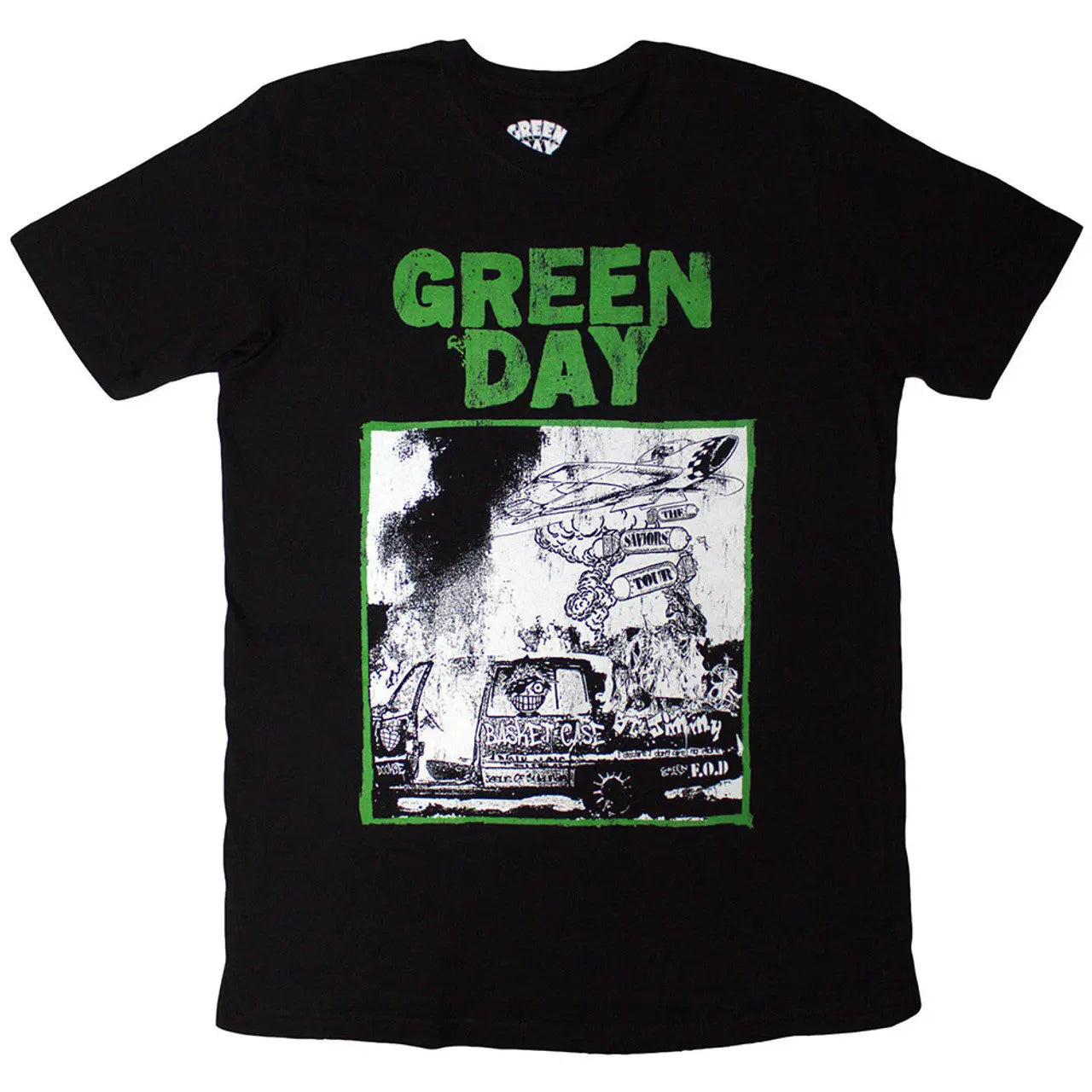 Green Day Shirt: Riot Trio Ireland Vinyl
