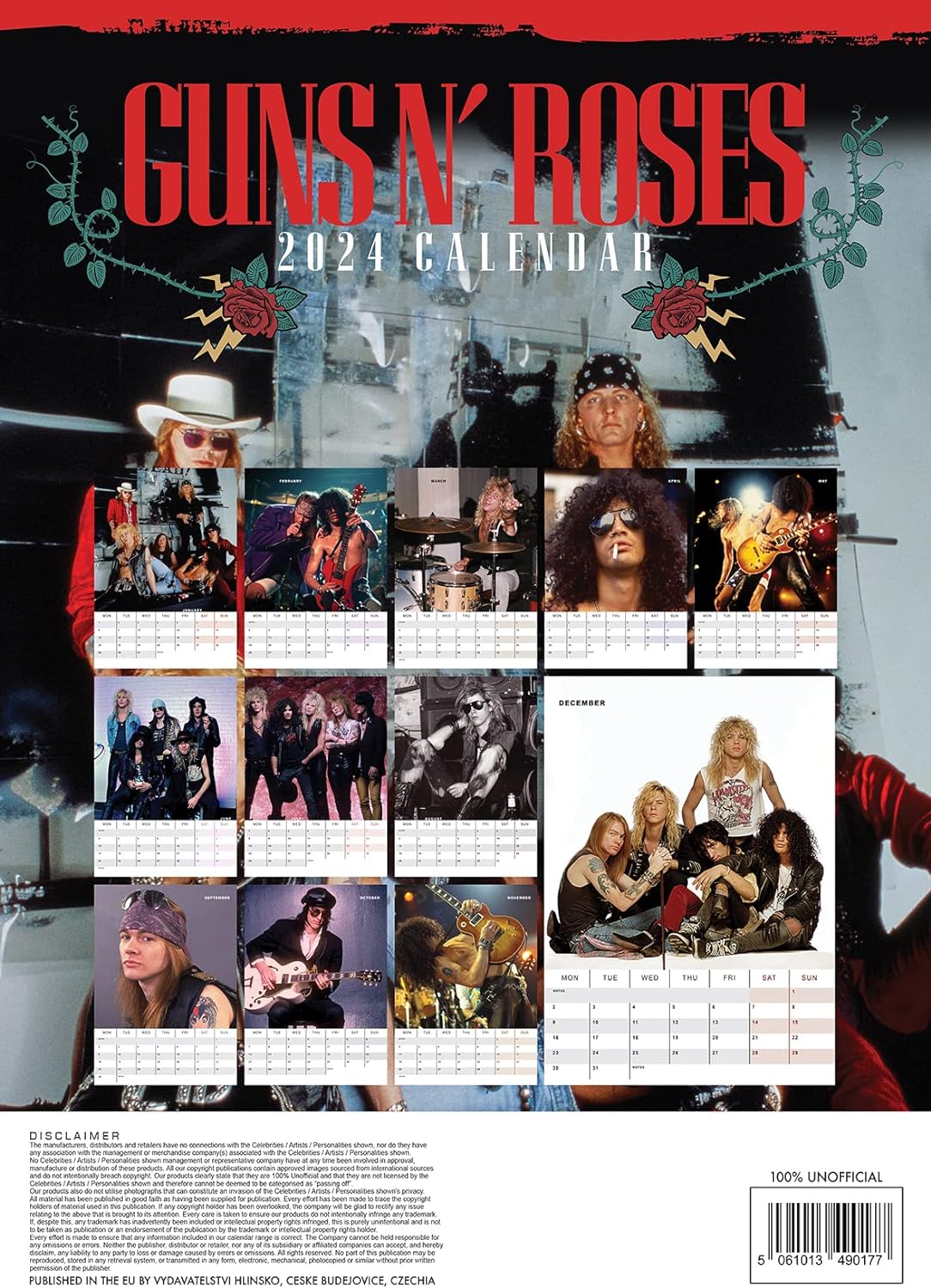 Guns N Roses 2024 Calendar
