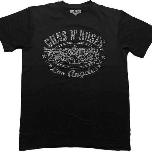 Guns N' Roses Shirt LA Logo (Embellished) - Ireland Vinyl