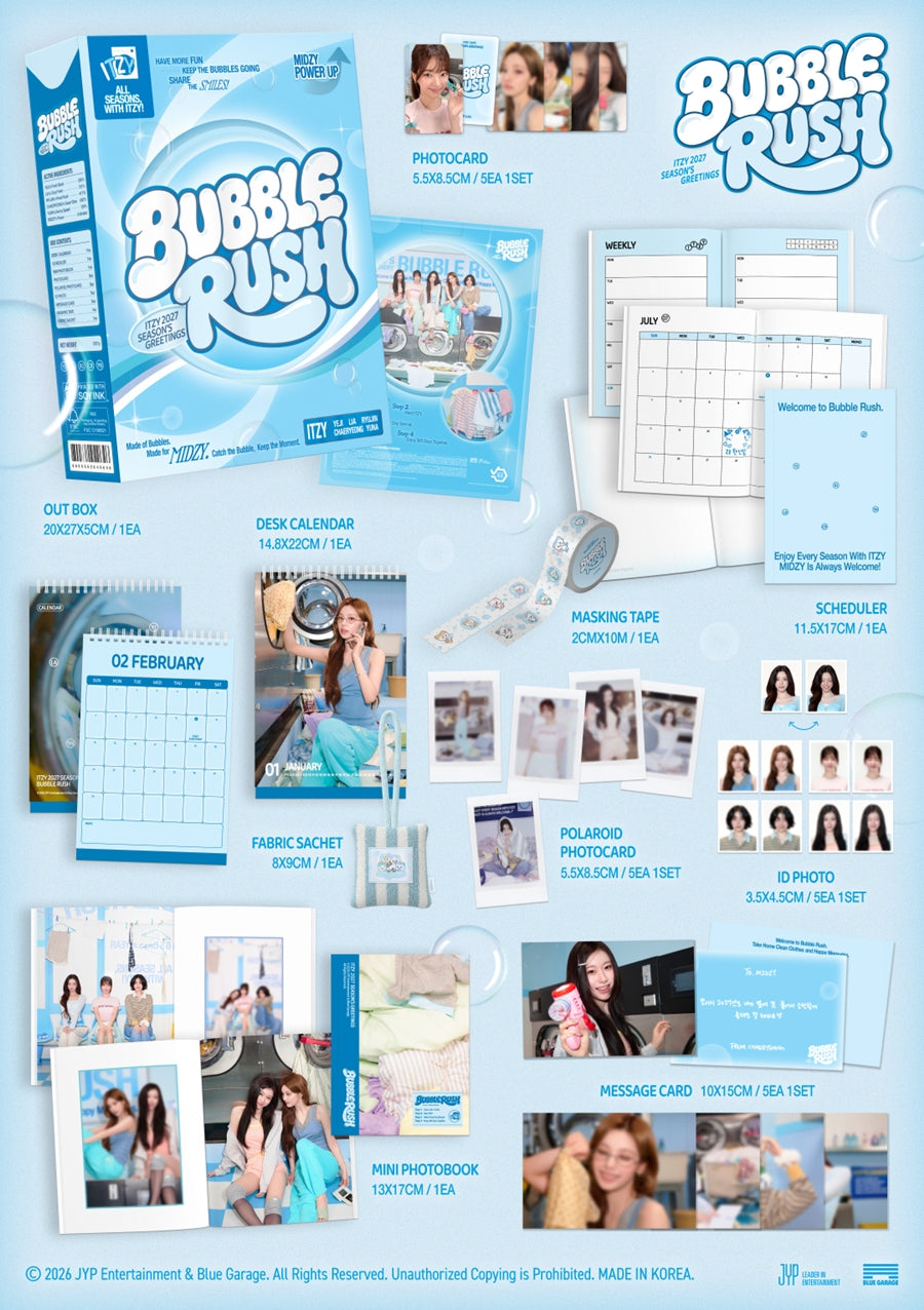 ITZY 2027 SEASON’S GREETINGS - Bubble Rush (POB)