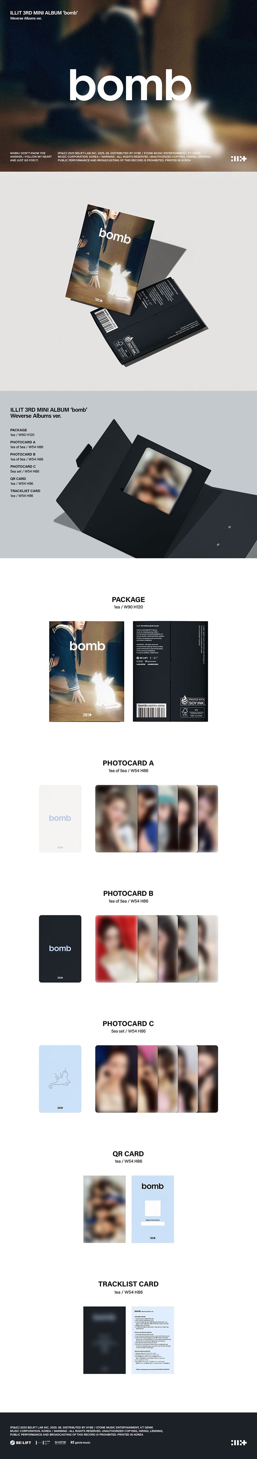 Illit - Bomb (WeVerse Edition)