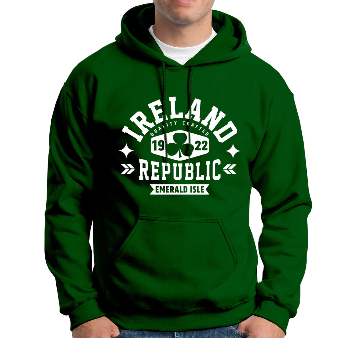 Ireland Republic Hoodie Green - Zhivago Gifts