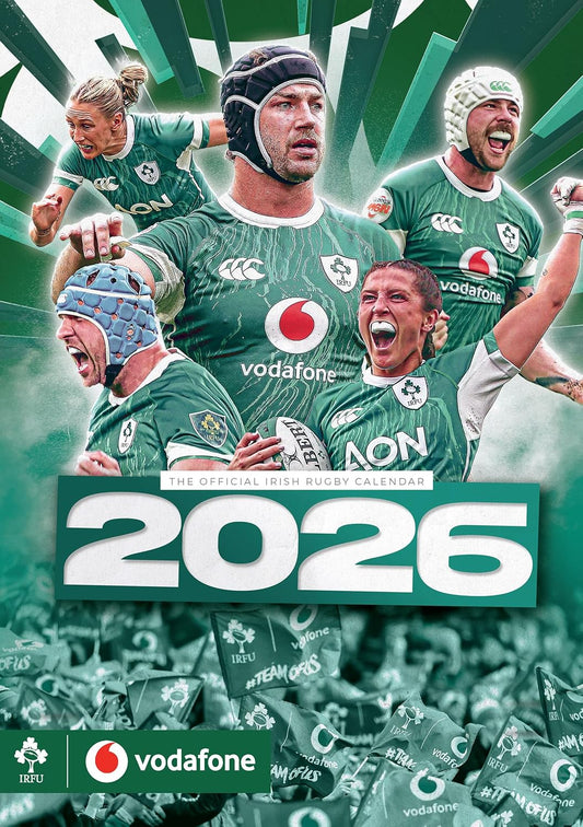 Irish Rugby IRFU 2026 A3 Calendar