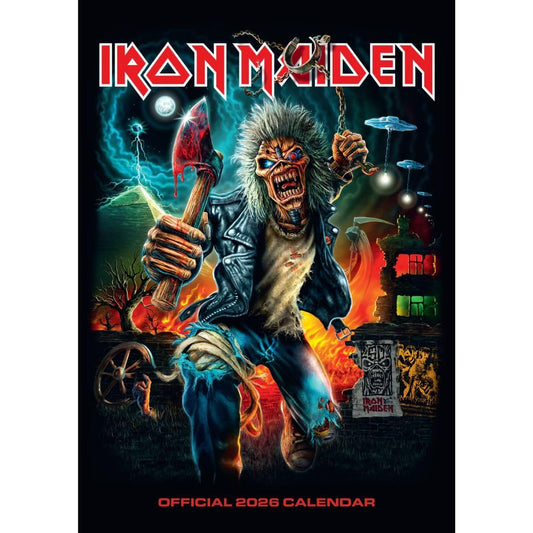Iron Maiden 2026 A3 Official Calendar