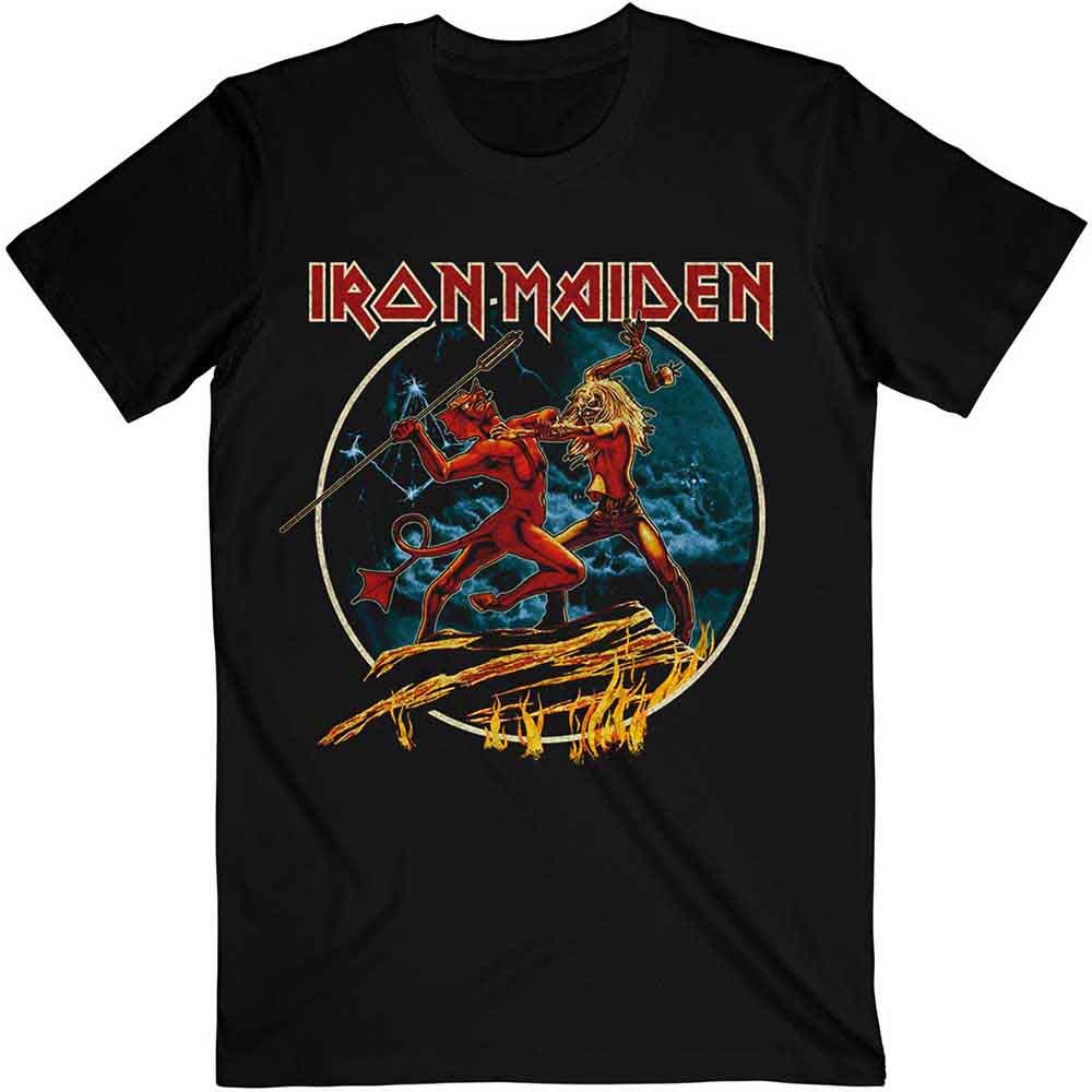 Iron Maiden Shirt Red Devil Circular - Ireland Vinyl