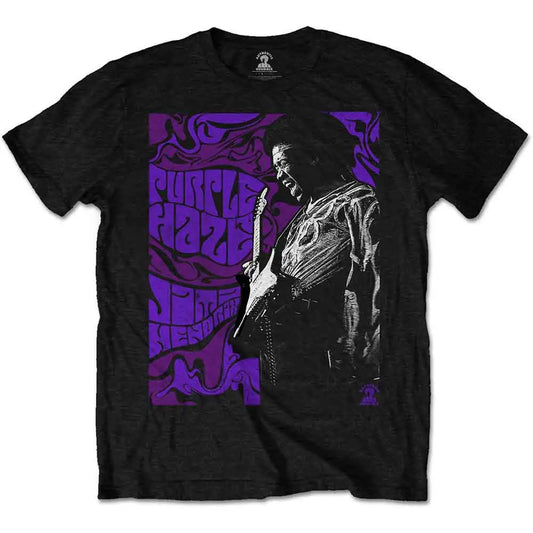 Jimi Hendrix T-Shirt Purple Haze Ireland Vinyl