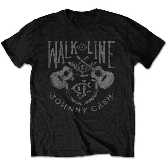 Johnny Cash T-Shirt Walk The Line Ireland Vinyl
