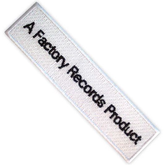 Joy Division Woven Patch Factory Records
