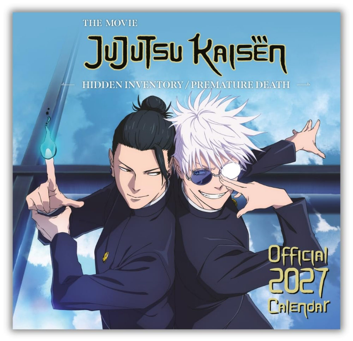 Jujutsu Kaisen 2027 Square Calendar