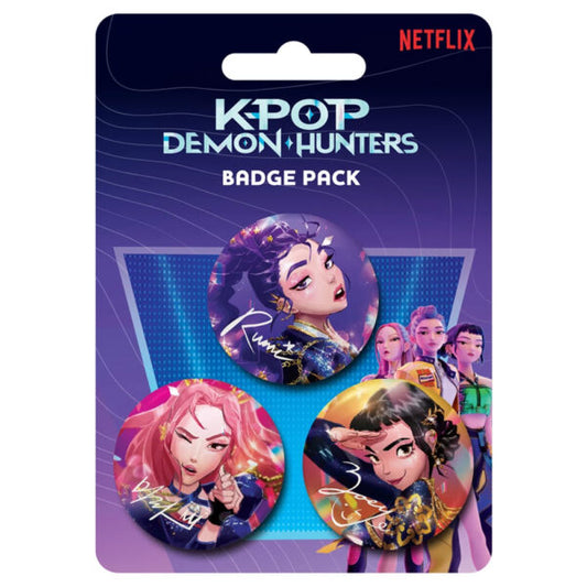 K-Pop Demon Hunters Badge Set