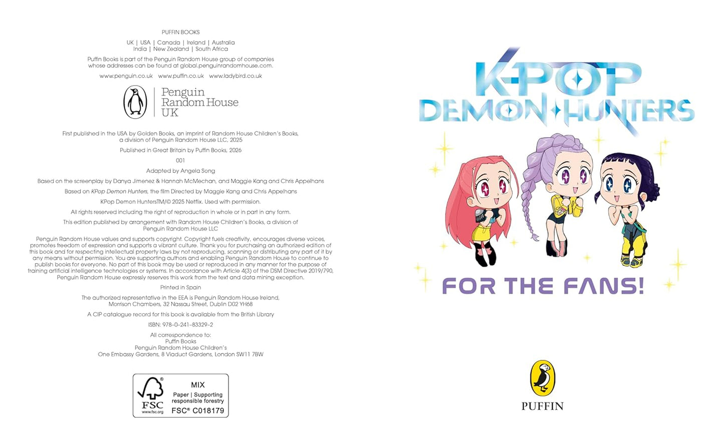 K-Pop Demon Hunters Official Storybook