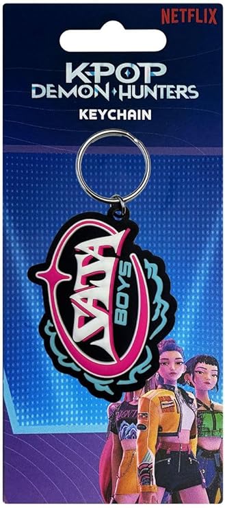K-Pop Demon Hunters Saja Boys PVC Keychain