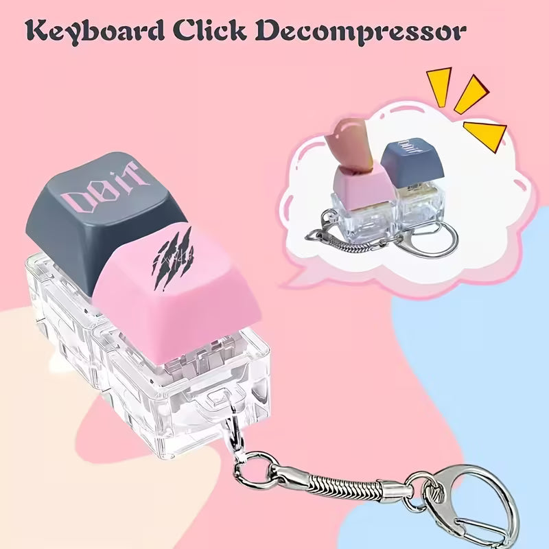 Keyboard Key Keyring