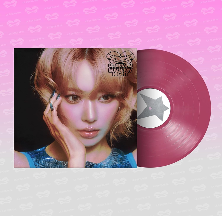 LE SSERAFIM Made My Night Vinyl - Hot Pink