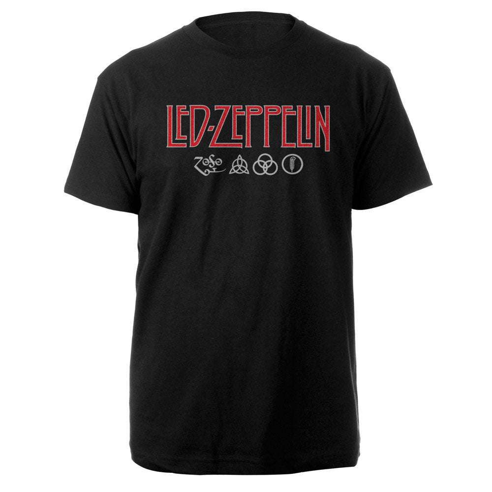 Led Zeppelin Symbols T Shirt - Zhivago Gifts