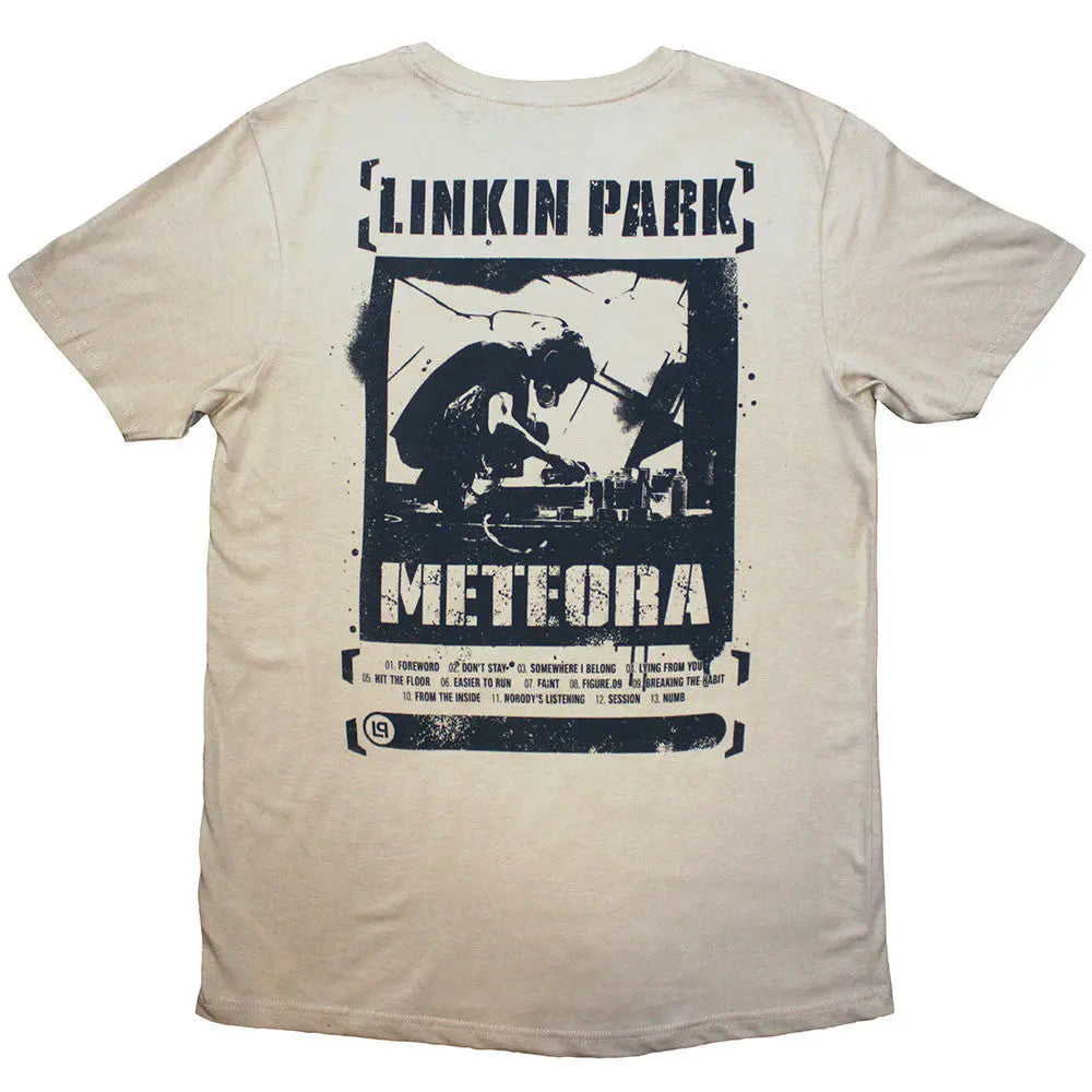 Linkin Park T-Shirt: Meteora (Sand) Zhivago Gifts