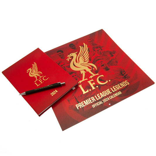 Liverpool FC Calendar & Diary Musical Gift Box 2024 - Zhivago Gifts