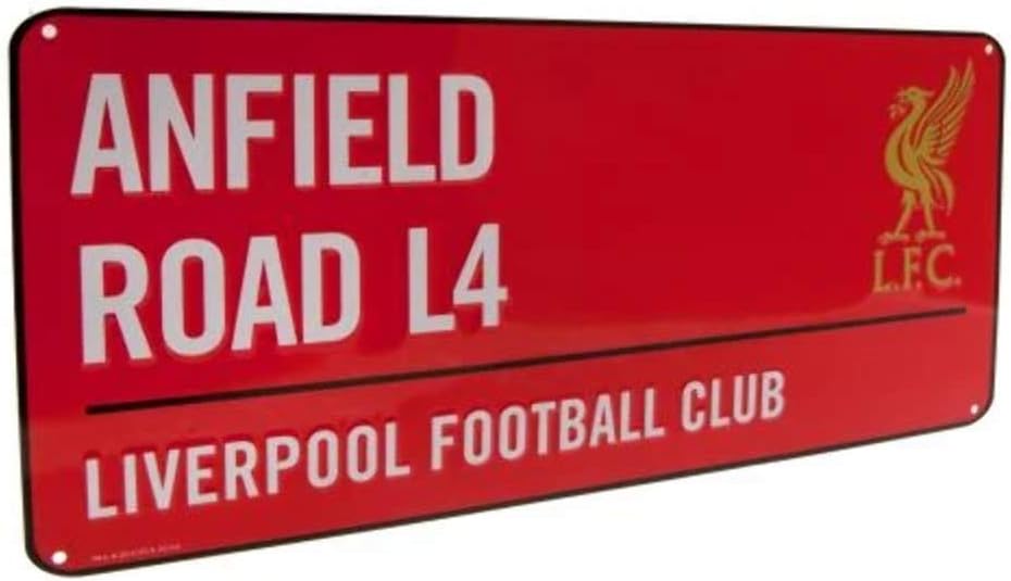 Liverpool FC Street Sign Anfield Road - Zhivago Gifts