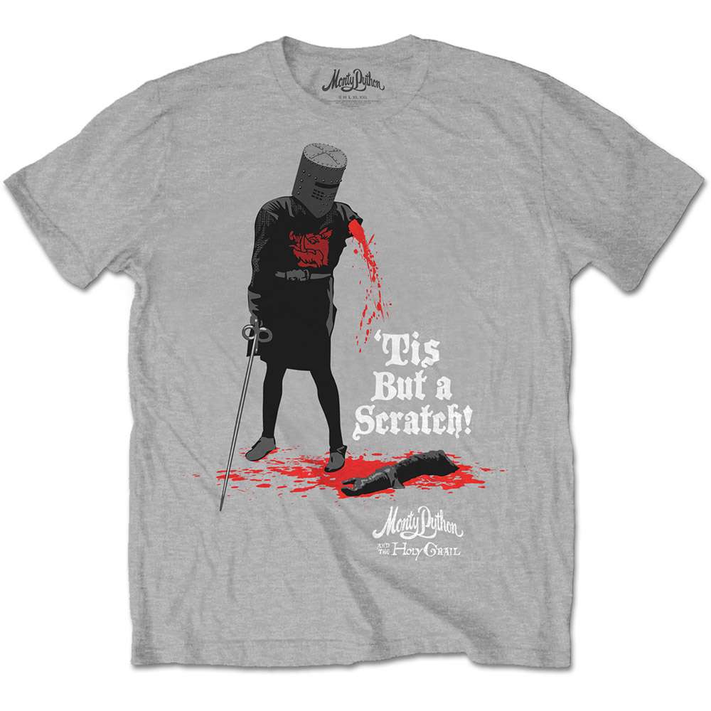Monty Python Unisex T-Shirt: Tis But A Scratch - Zhivago Gifts