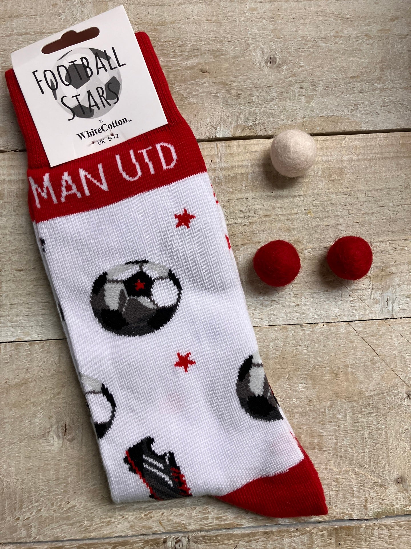 Man Utd Football Stars Socks - Zhivago Gifts