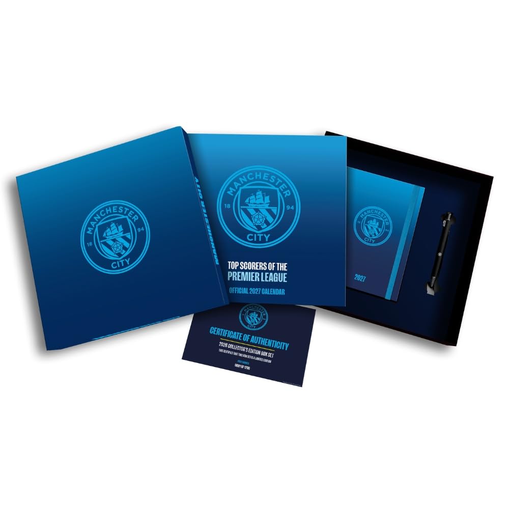 Man City 2027 Calendar & Diary Gift Box