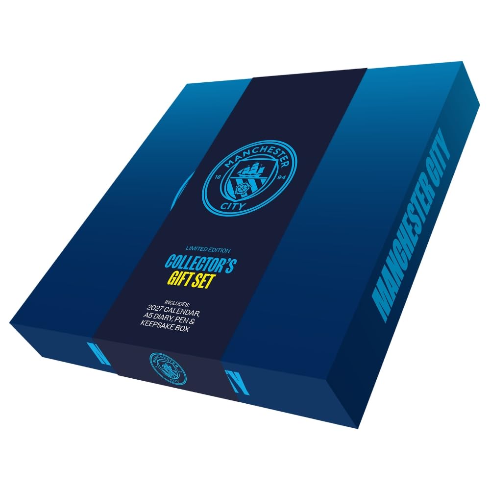 Man City 2027 Calendar & Diary Gift Box