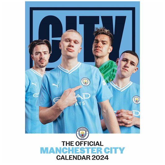 Manchester City FC A3 Calendar 2024 - Zhivago Gifts