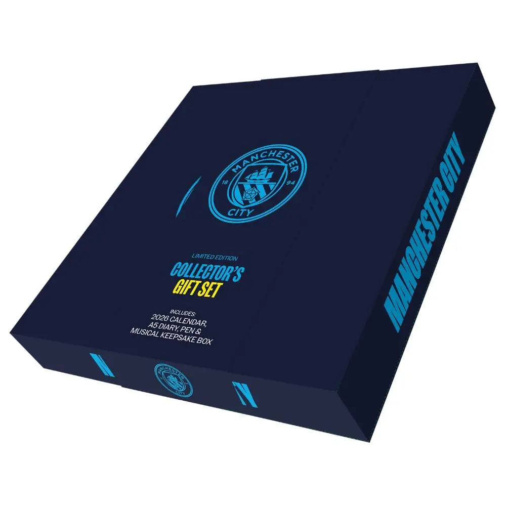 Manchester City FC Calendar & Diary Gift Box 2026 Zhivago Gifts
