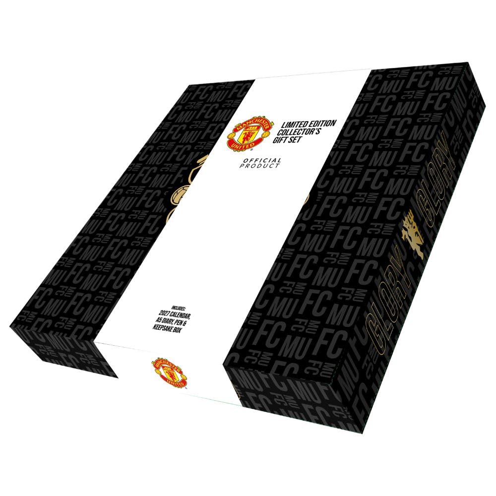 Manchester United FC 2027 Calendar & Diary Gift Box